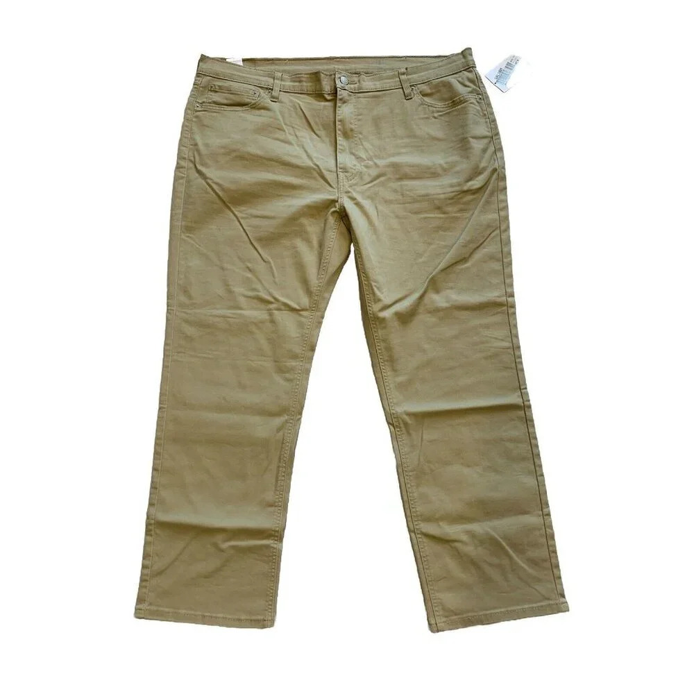 Levi's 541 Men's Beige Twill Athletic Fit Taper Jeans Size 42x30 NWT